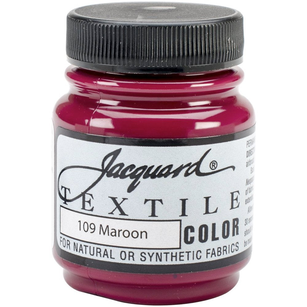Jacquard Textile Paint 2.25 Oz Maroon