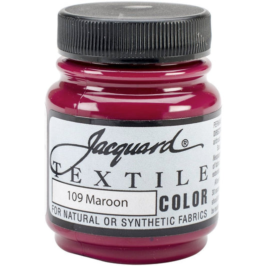 Jacquard Textile Paint 2.25 Oz Maroon