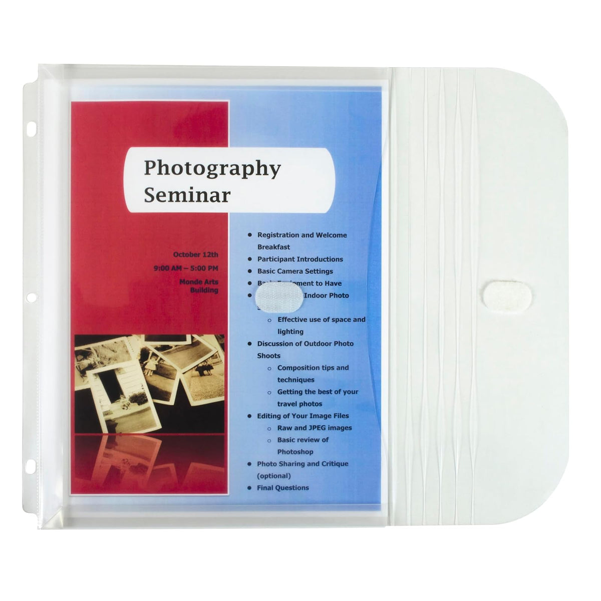 C-Line Storage Binder, Clear