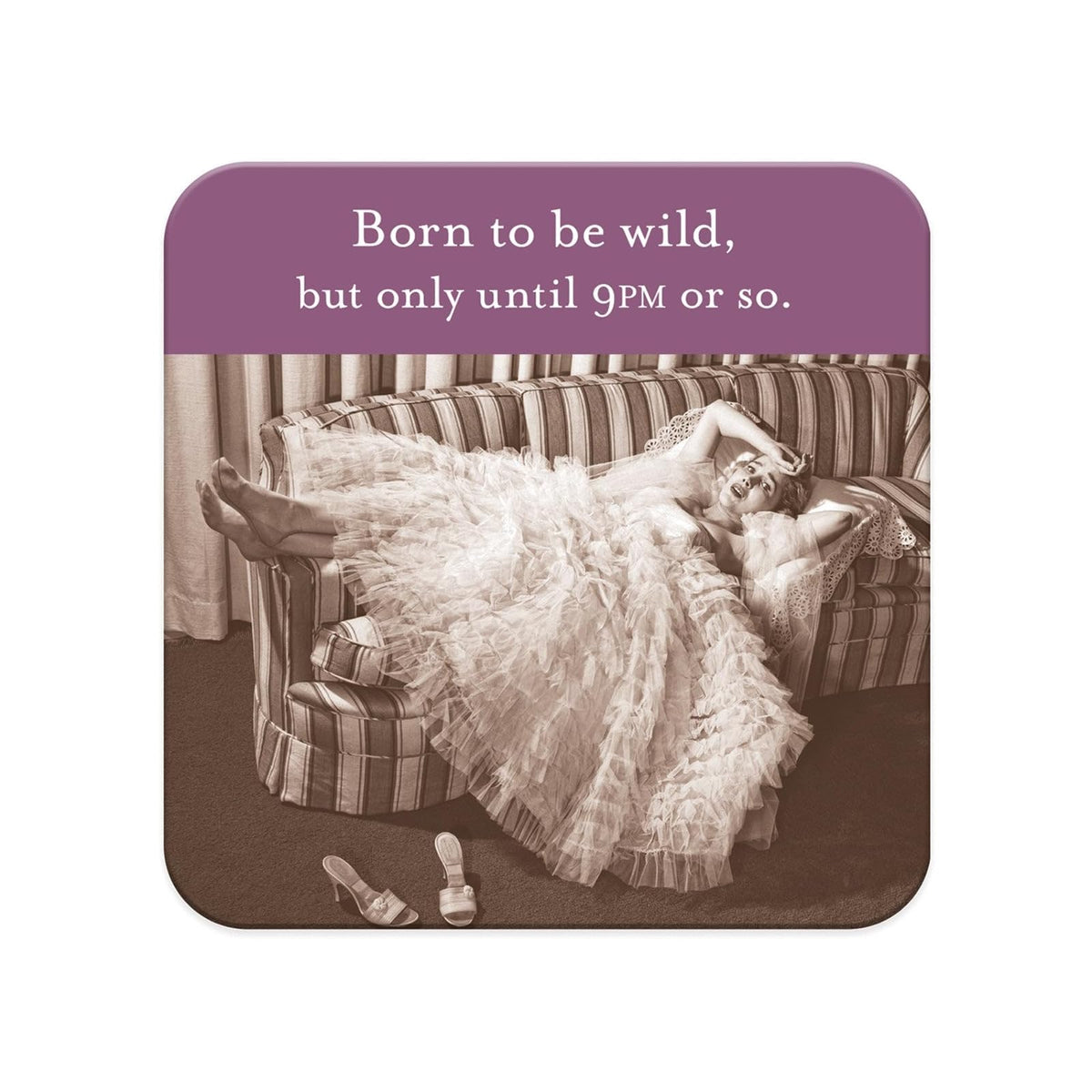 Shannon Martin Design Drink Coaster, 3.75-Inch, Multicolor
