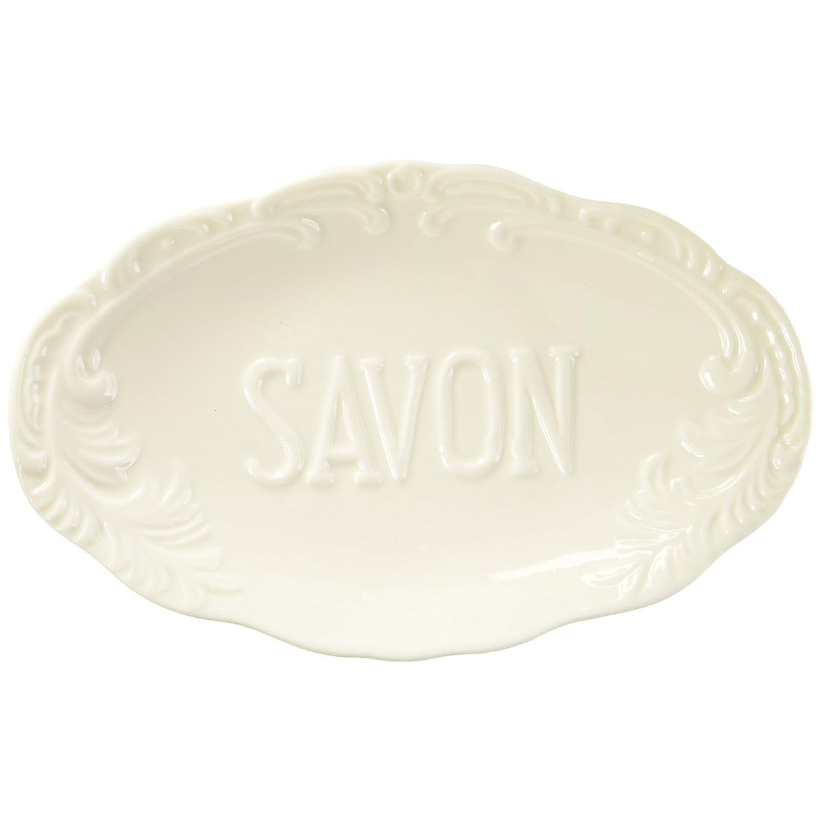 Abbott Collection Soap Dish, 6 inches L, White