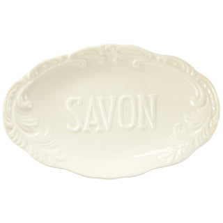 Abbott Collection Soap Dish, 6 inches L, White