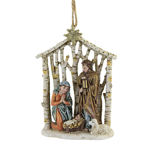 Kurt Adler E0290 Nativity Ornament, 4.38-inches Tall