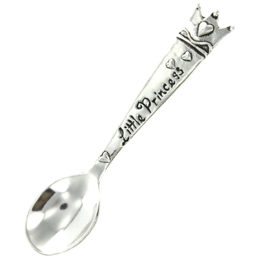 Basic Spirit Little Princess Pewter Baby Spoon