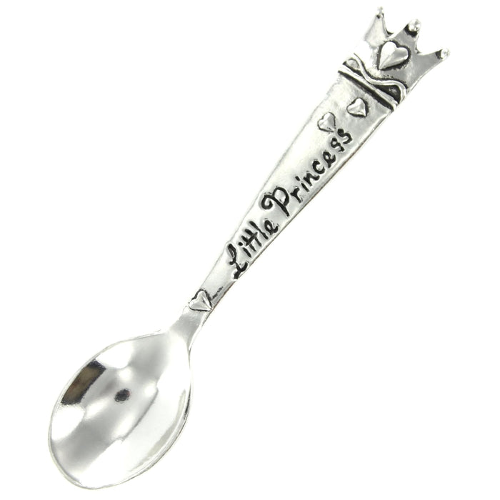 Basic Spirit Little Princess Pewter Baby Spoon