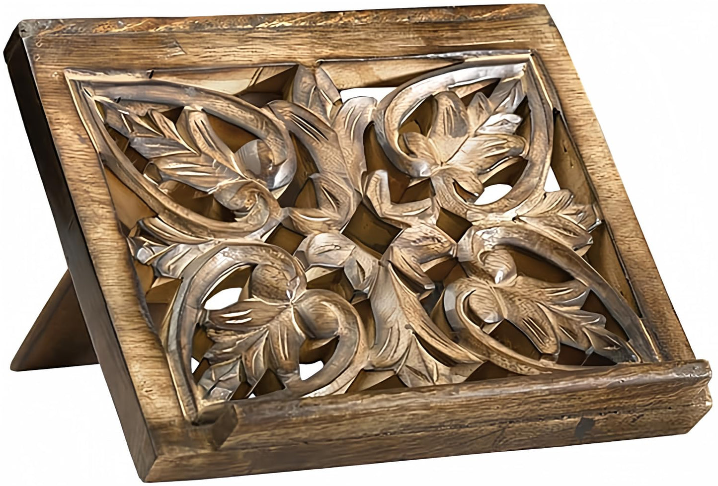 Creative Brands Ornate Wood Carved Bible/Missal Stand