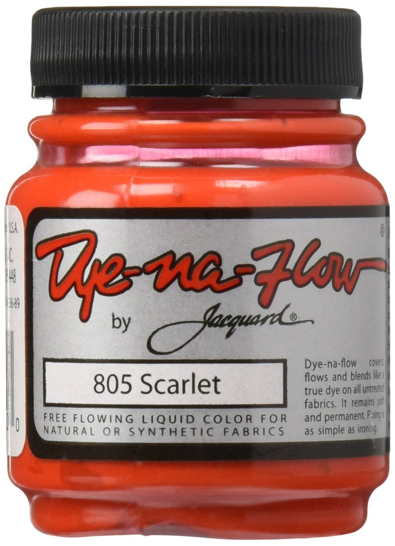 Jacquard Dye-Na-Flow Liquid Color 2-1/4 Ounces-Scarlet
