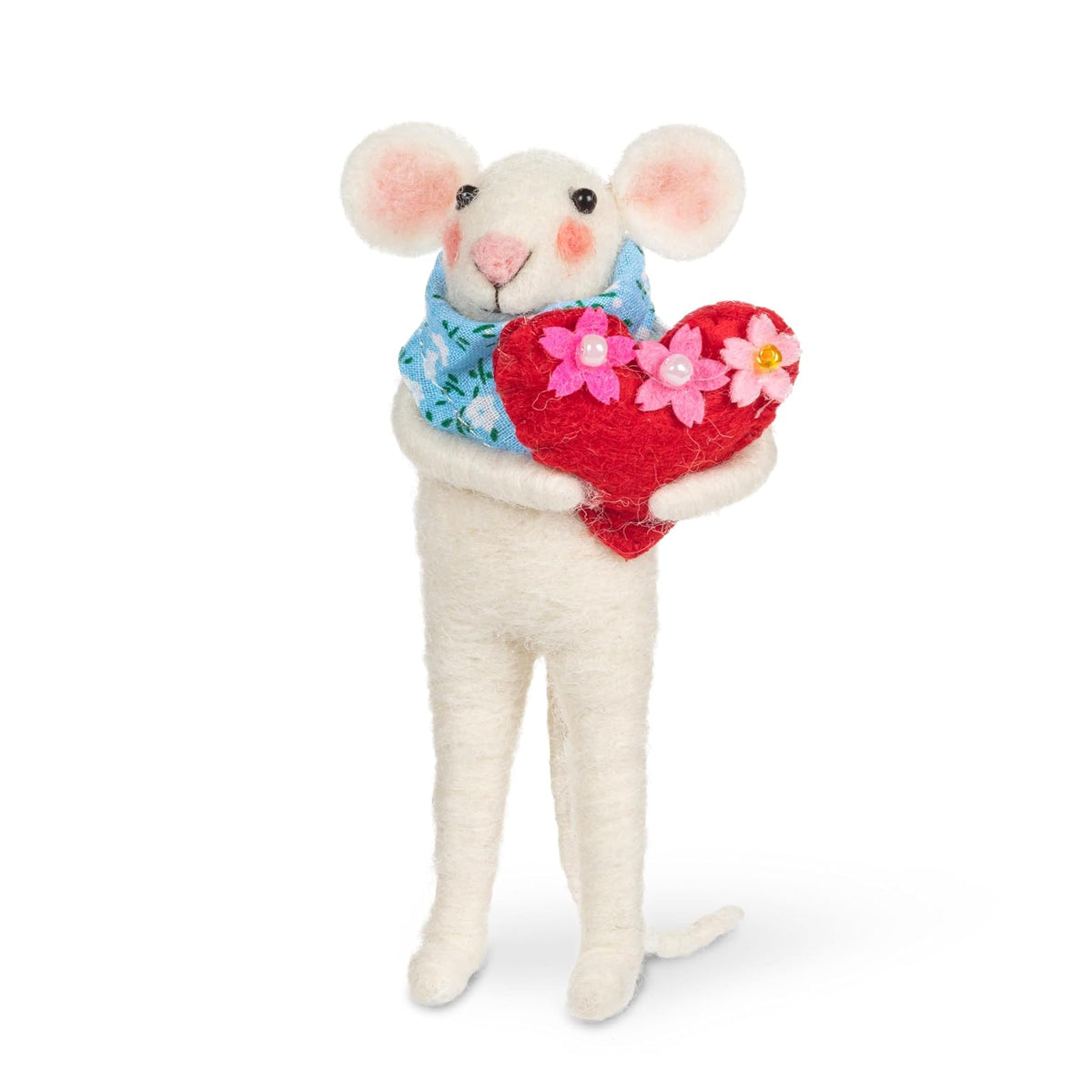 Abbott Collection Figurine, 5-Inch, White/Red