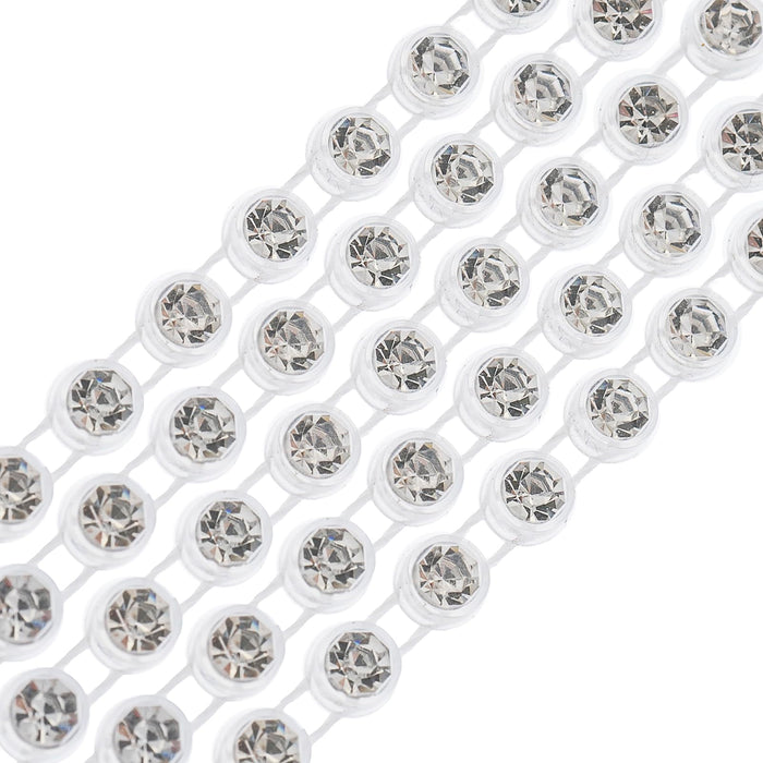 Crystal Lane Diy Craft Bead, ss12, Transparent Casing Crystal
