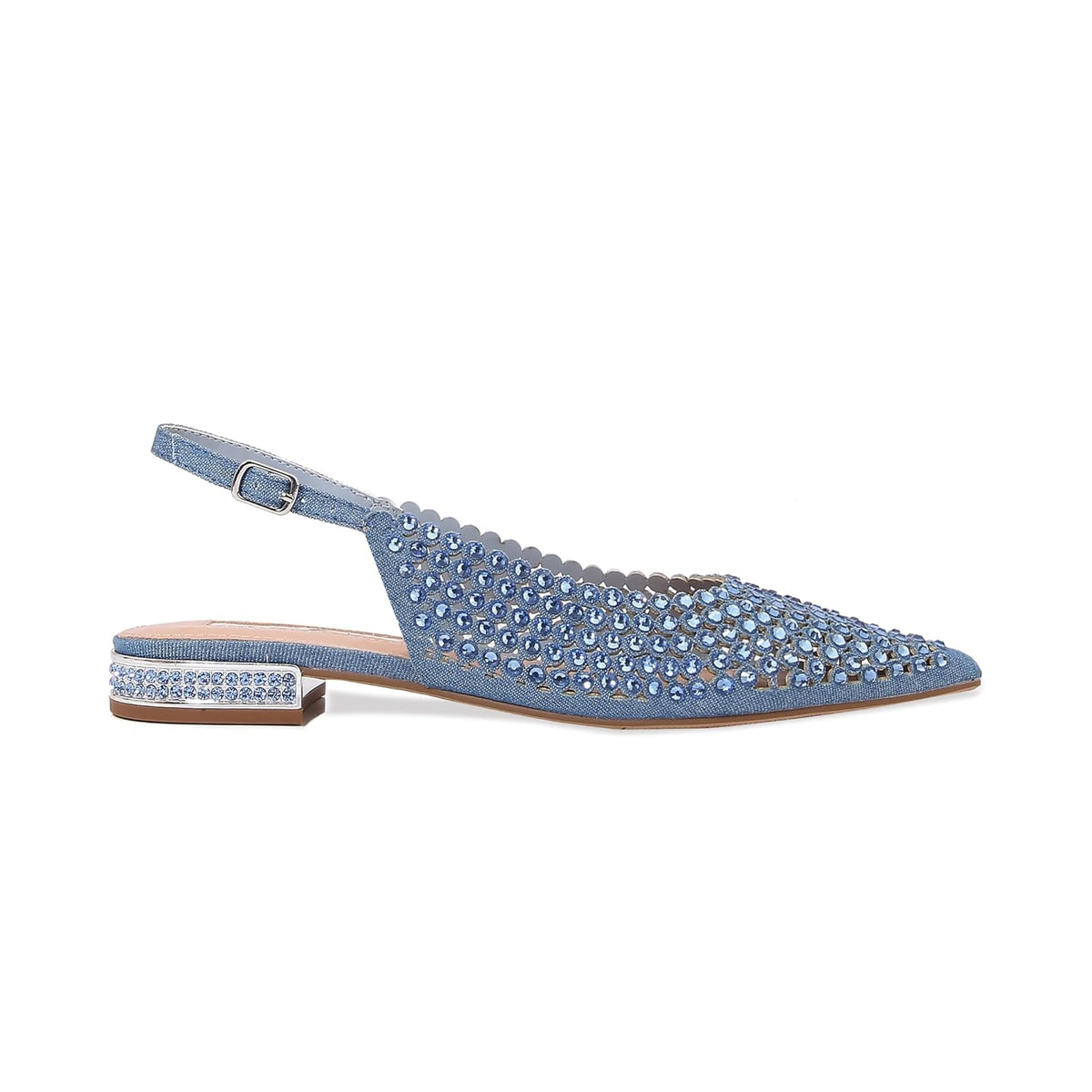 Lady Couture Sandal, 9, Blue Denim