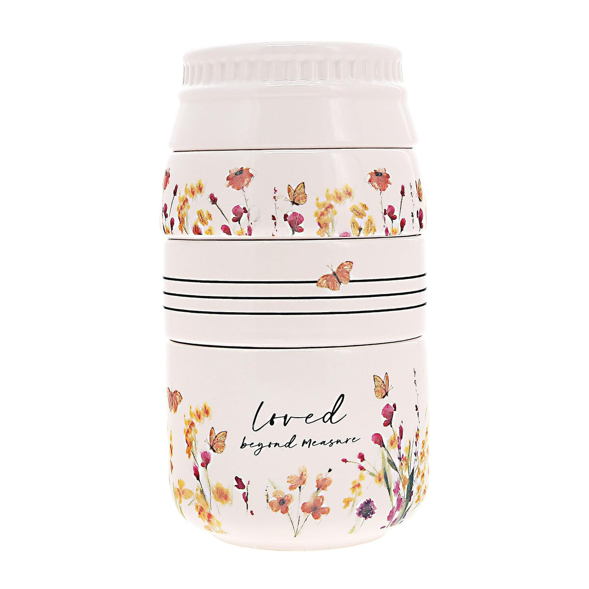 Pavilion Gift Company Measuring Cup, 6" x 3.25", Multicolor