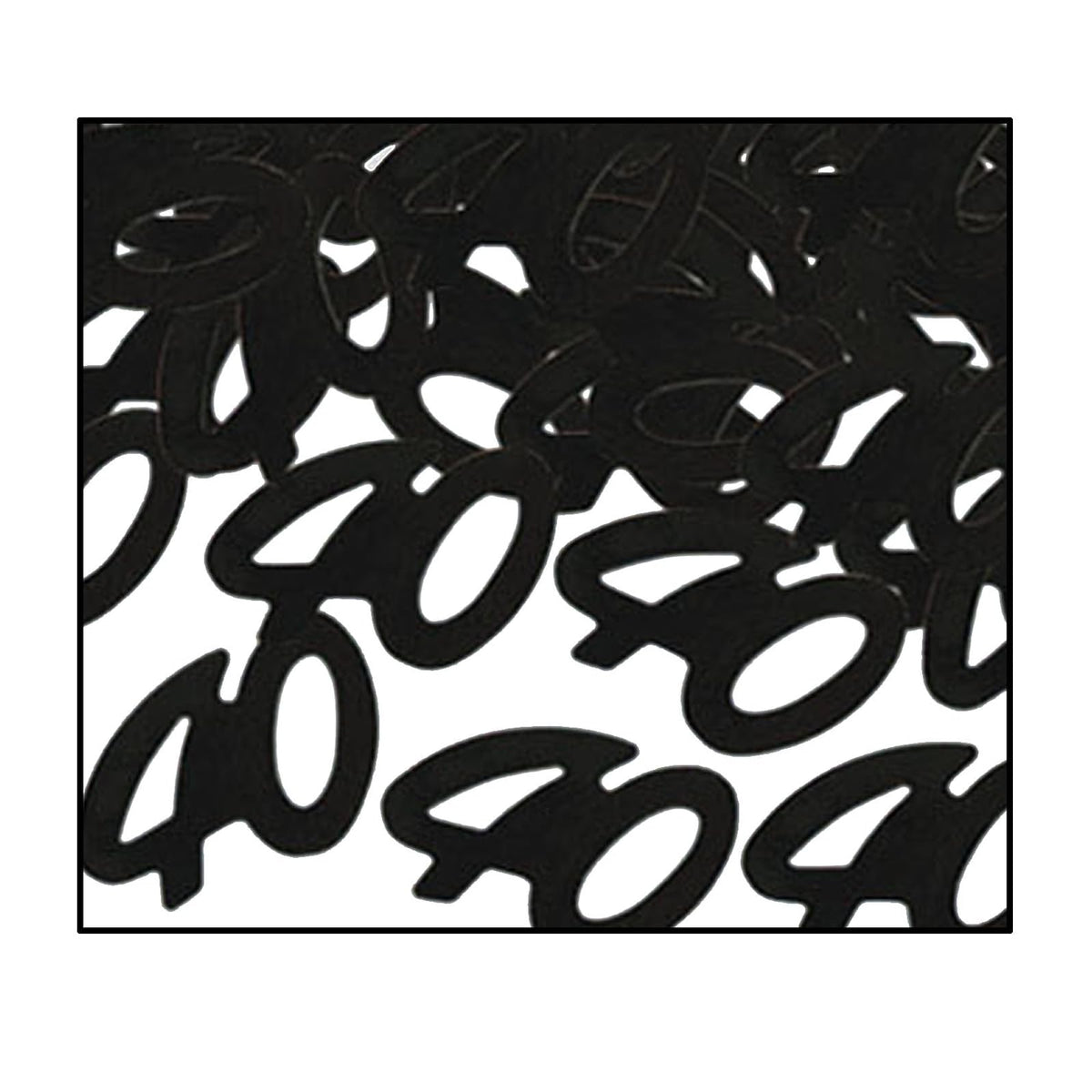 Beistle Confetti, Standard Size, Black