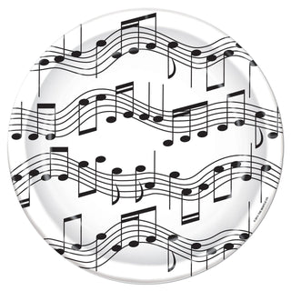 Beistle Musical Note Plates (8/Pkg)