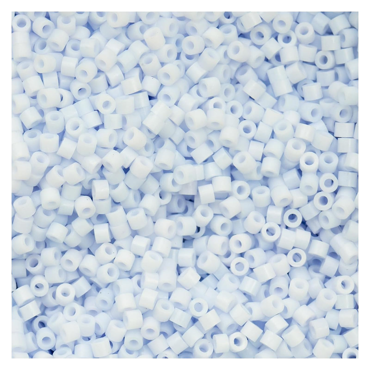 John Bead Craft Bead, Size 11, Blue Cloud Matte Macaron