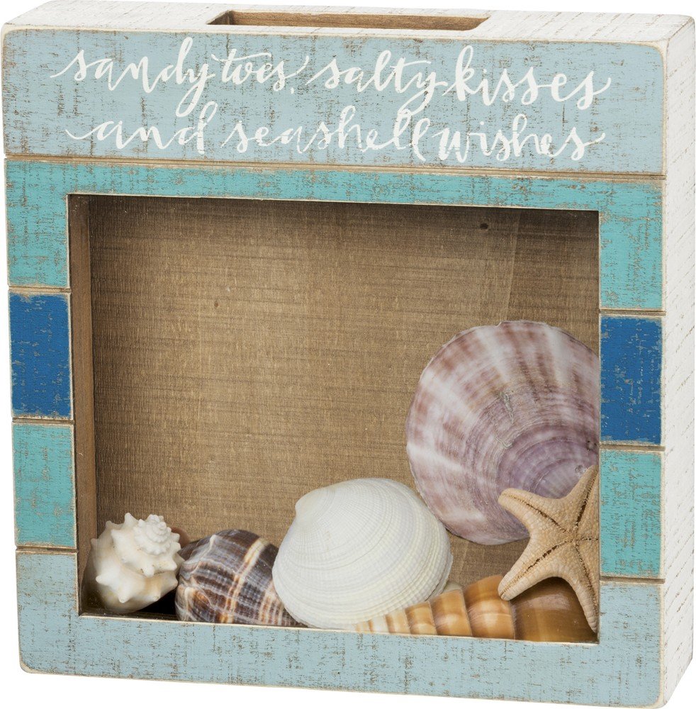 Primitives By Kathy Storage Box, 10" Square x 2.25", Multicolor