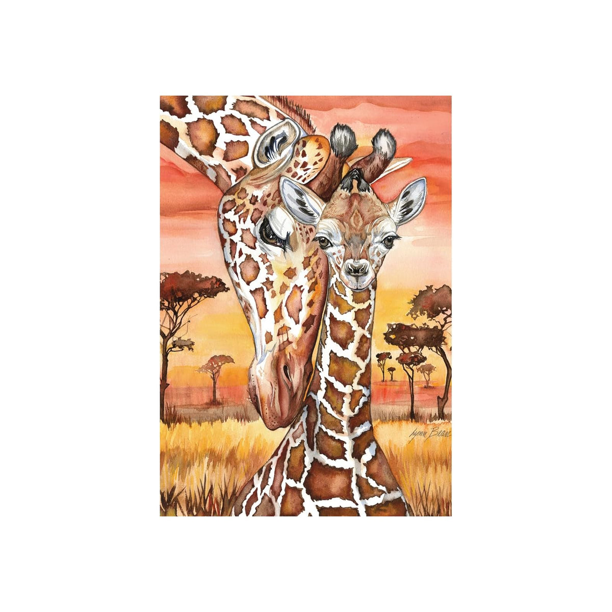 Anatolian Puzzles, 500 pieces, 13'' x 19'', Giraffe