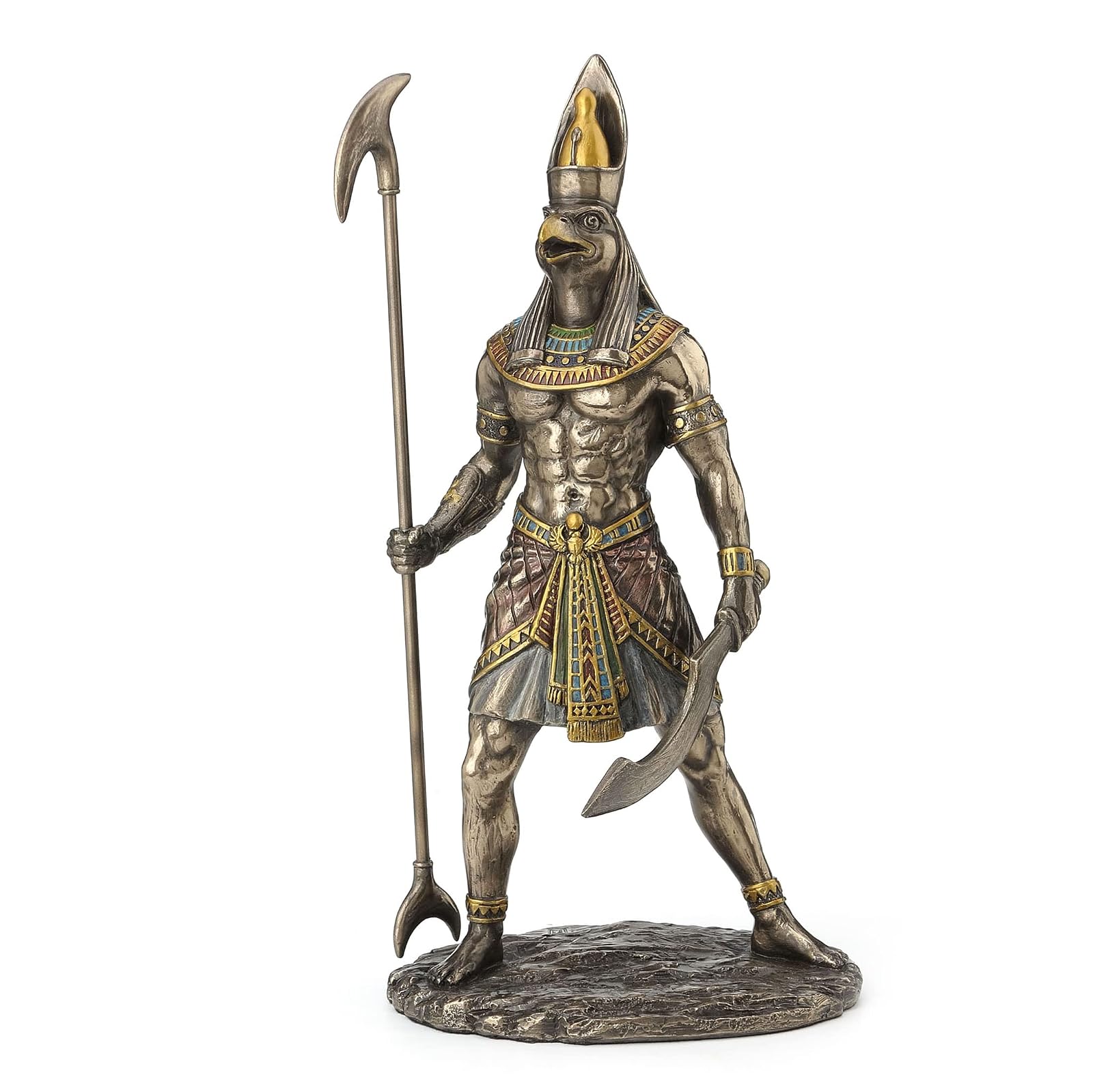 Unicorn Studio wu Horus Egyptian God Holding Scepter Statue