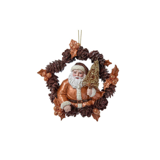 Kurt S. Adler Wreath, 4.5 Inch, Multicolor