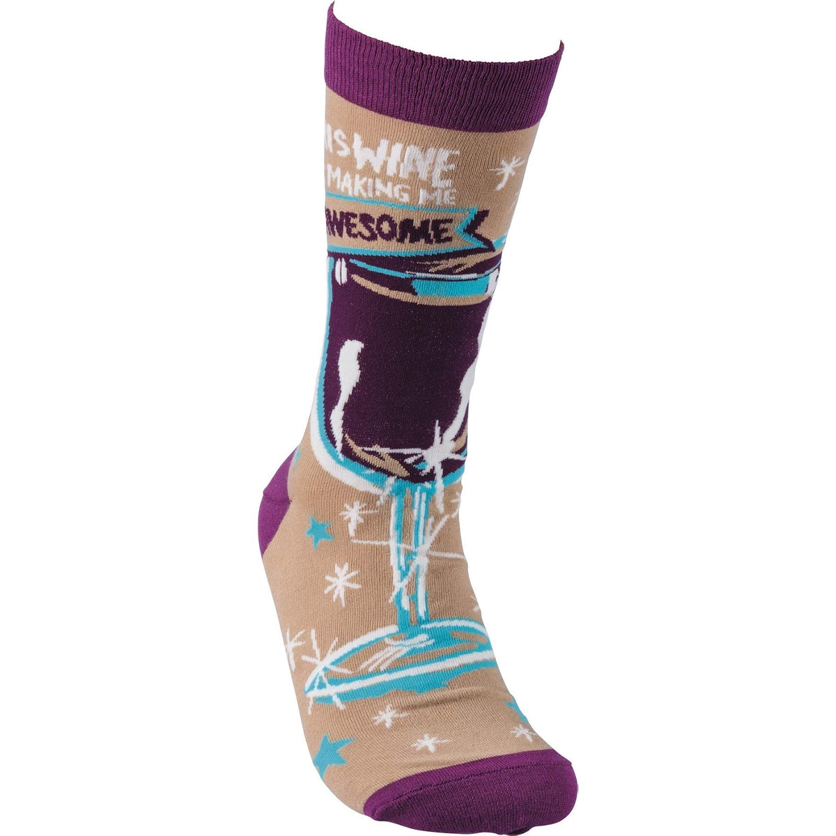 Primitives by Kathy Socks, Wine is Making Me Awesome, Socks