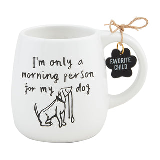 Mud Pie Drinking Cup, 12 Ounces, White
