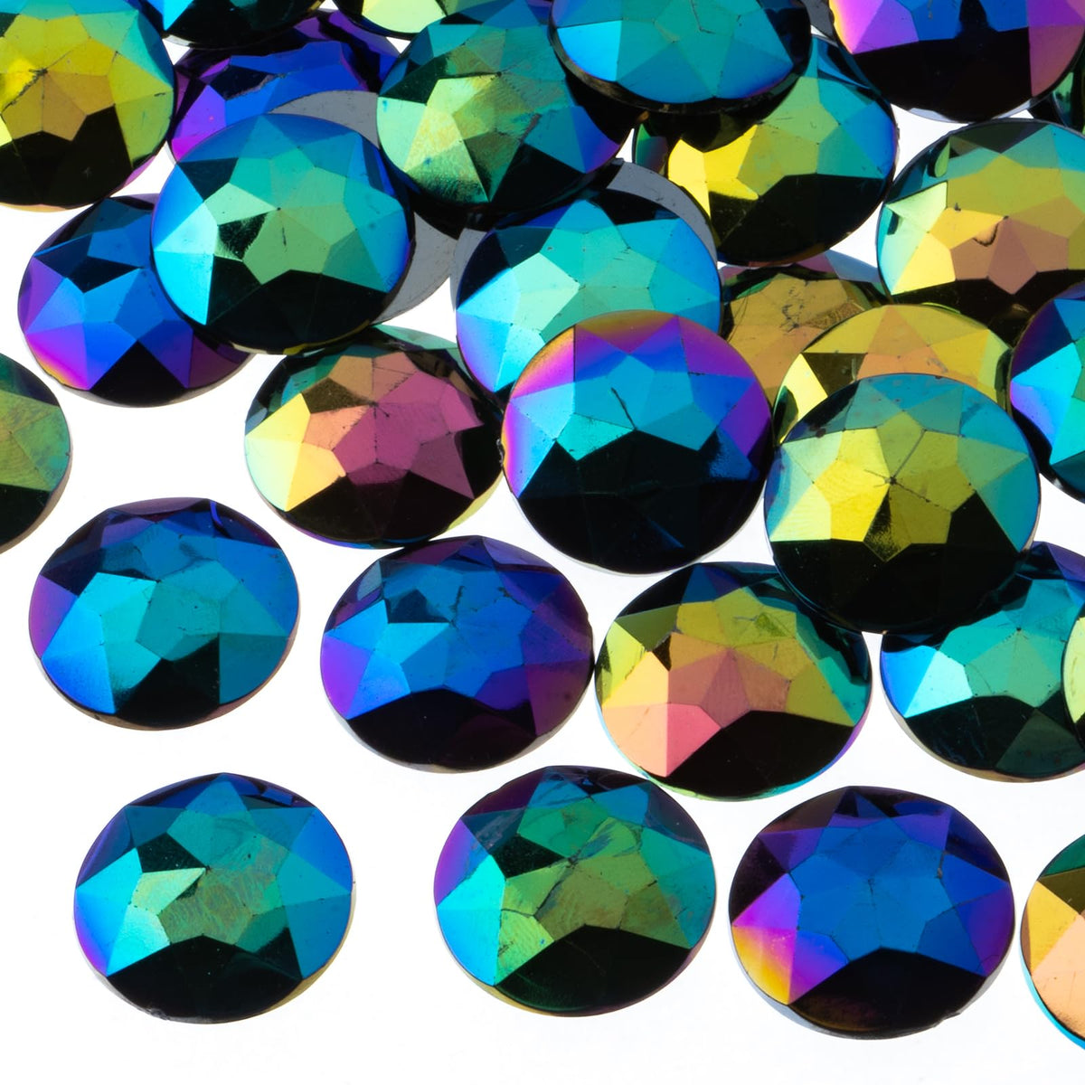 John Bead Craft Bead, 20mm, Black AB
