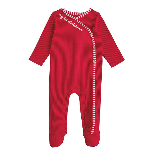 Mud Pie One Piece Outfit, 0-3 Months, Red