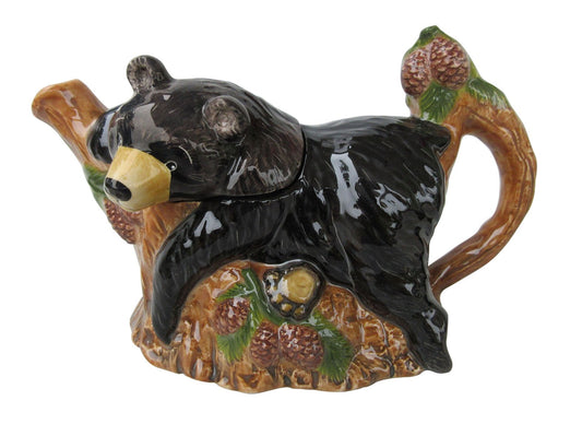 Blue Sky Clayworks Clayworks Black Bear Teapot