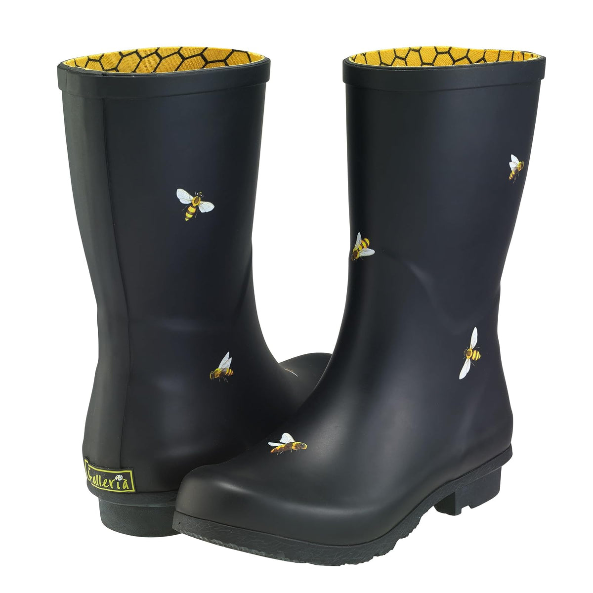 Galleria Enterprises Boot, 6, Black-bees