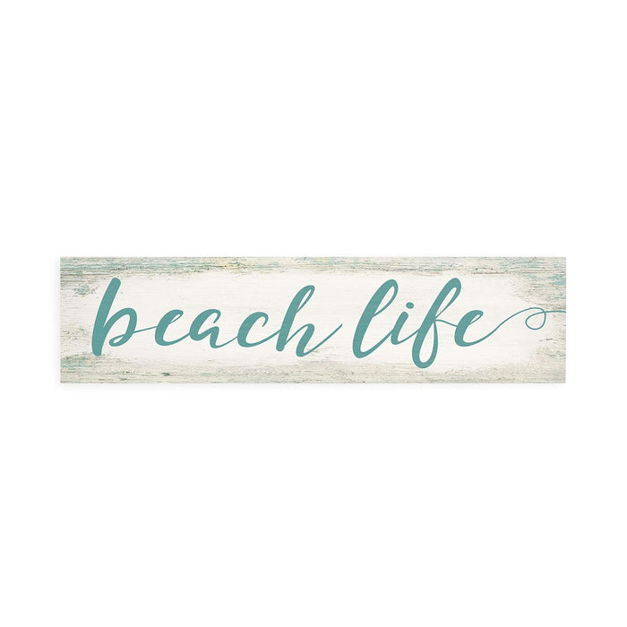 P. Graham Dunn Decorative Signage, 2x6, Beach Life