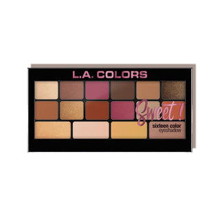 L.A. Girl COLORS Sweet! 16 Color Eyeshadow Palette, Brave, 1 Ounce (C30467)