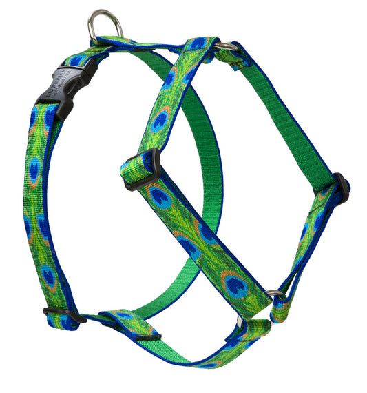Lupine Pet Originals 1" Tail Feathers 24-38" Adjustable Roman Dog Harness for Large Dogs