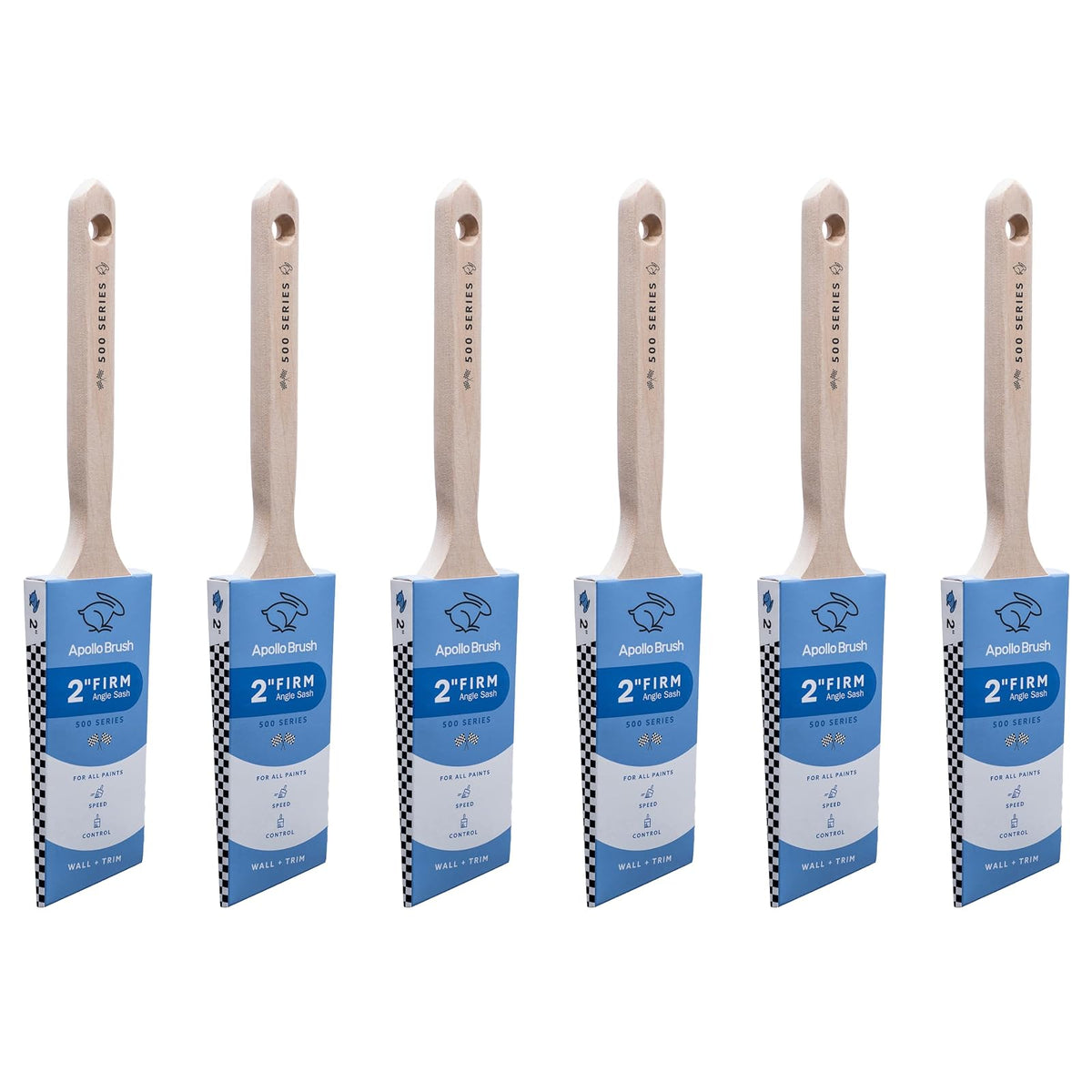 Apollo Brush Paint Brush, 2 Inch, Blue
