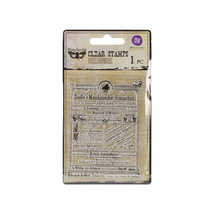 PRIMA MARKETING INC Rubber Stamp, 3 x 4 inches