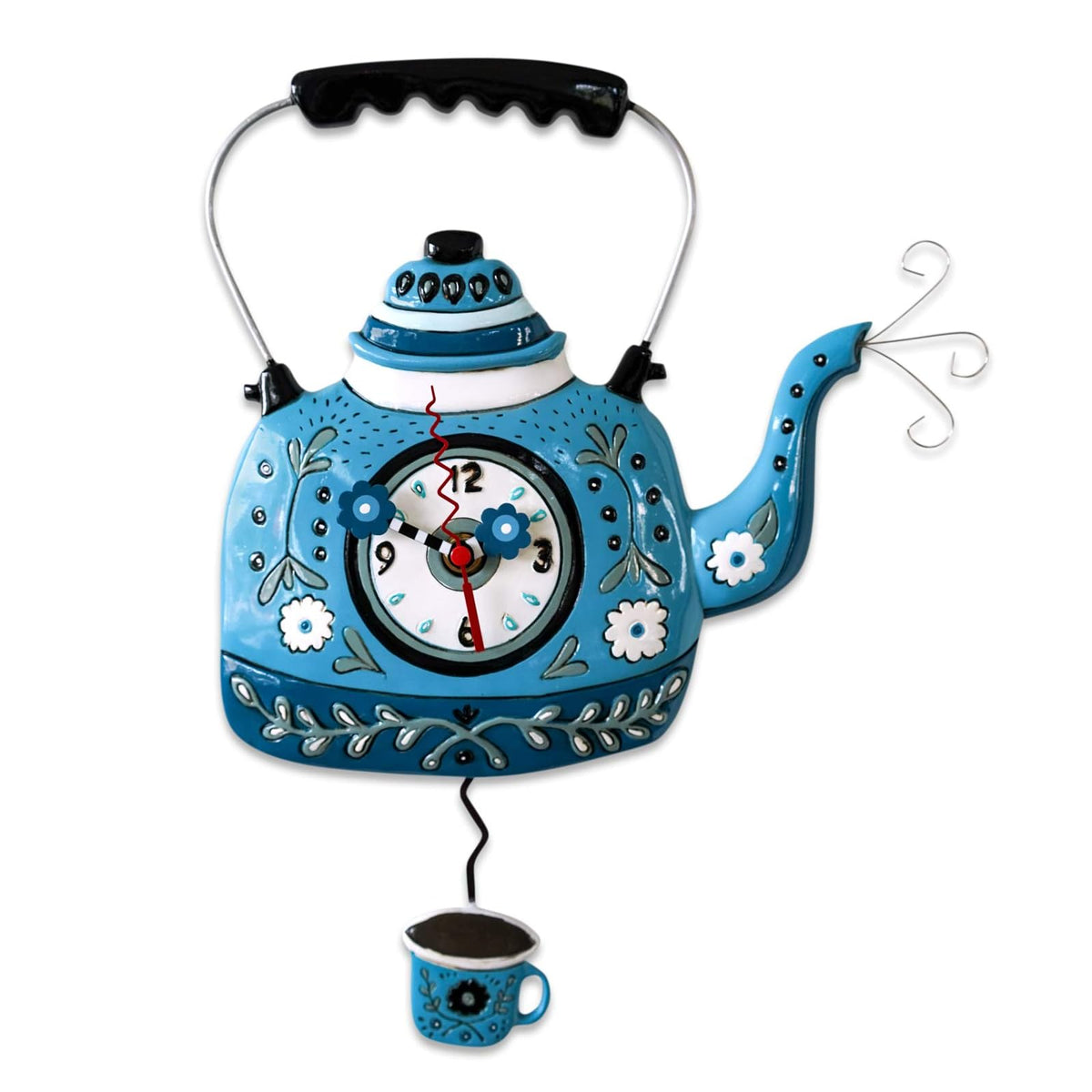 Allen Designs Clock, Blue, Modern