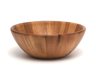 Comfy Hour 12 Inch Wooden Salad Bowl, Acacia Serving Bowl