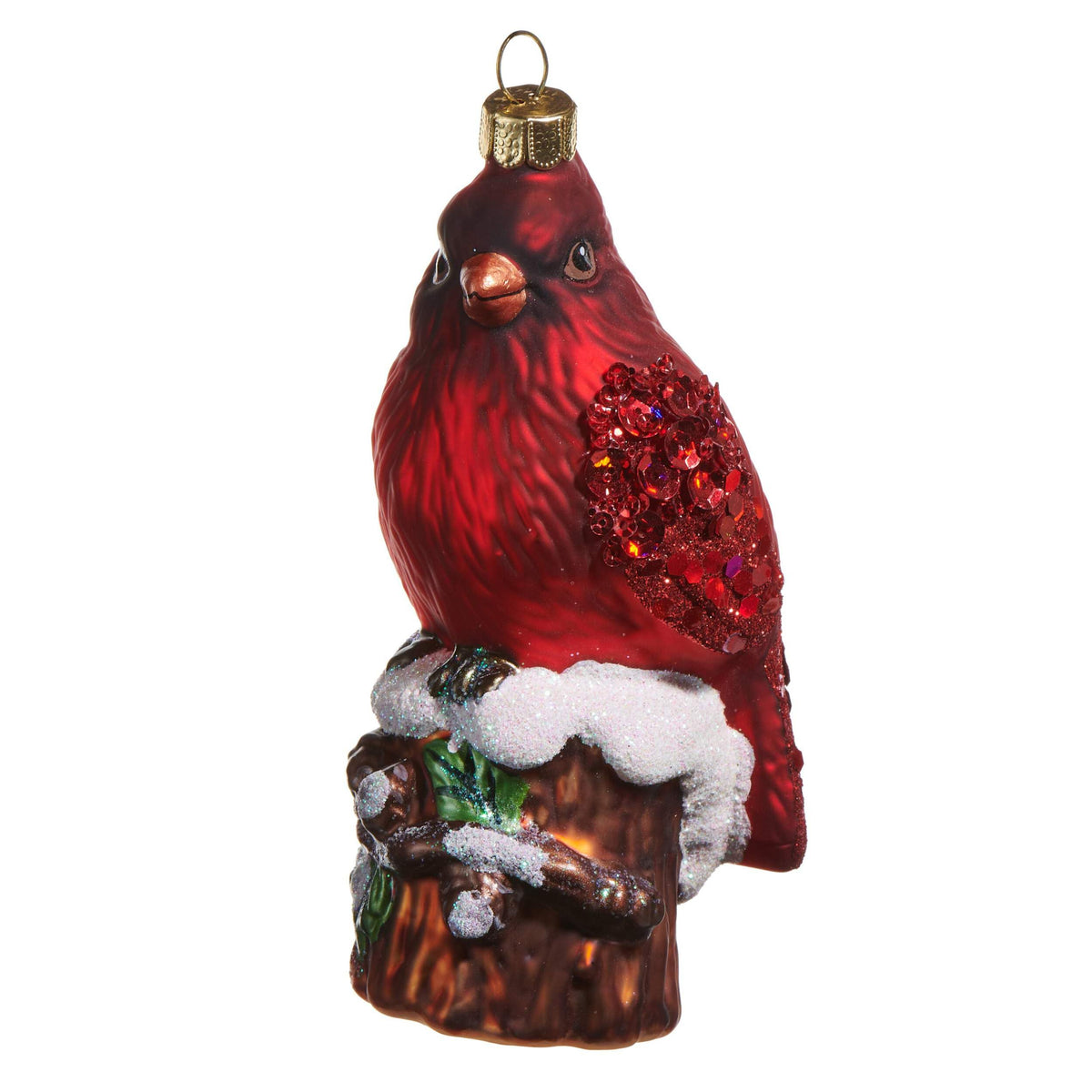 RAZ Imports Hanging Ornament, 5" tall and 2–3" deep, Red