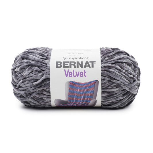 Spinrite Yarns (CA) Bernat Velvet Yarn, 10.5 oz, Vapor Gray
