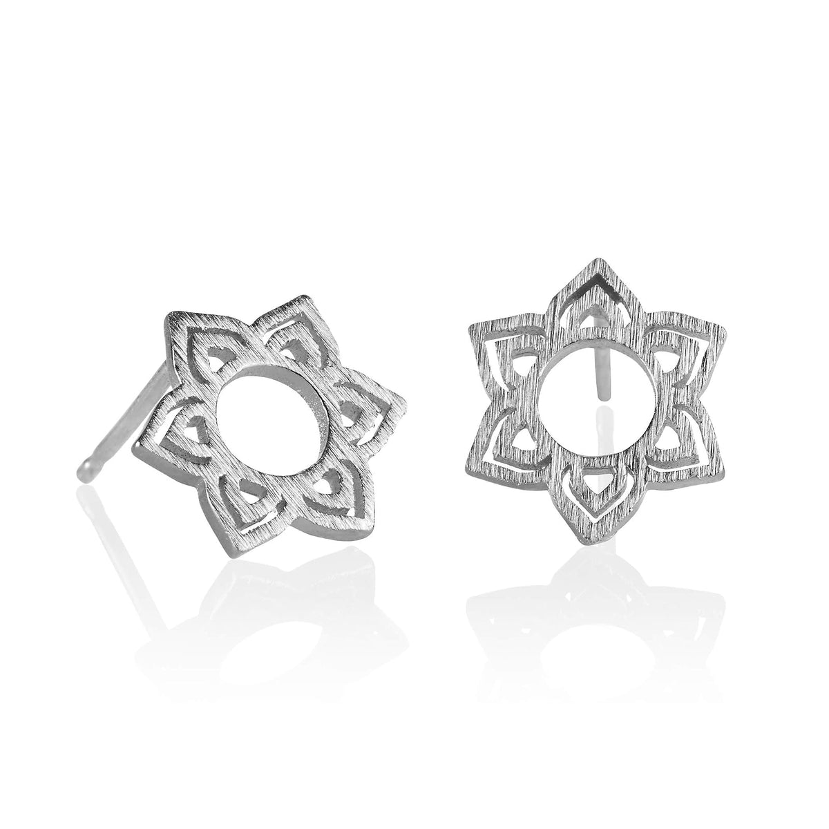 namana Earring, Silver, Stud