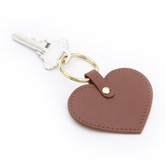 Royce Leather New York Bag Charms and Key Chains, Tan