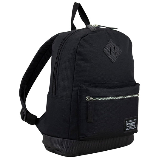 Eastsport Backpack, 13.75" x 4.5" x 10.25", Black