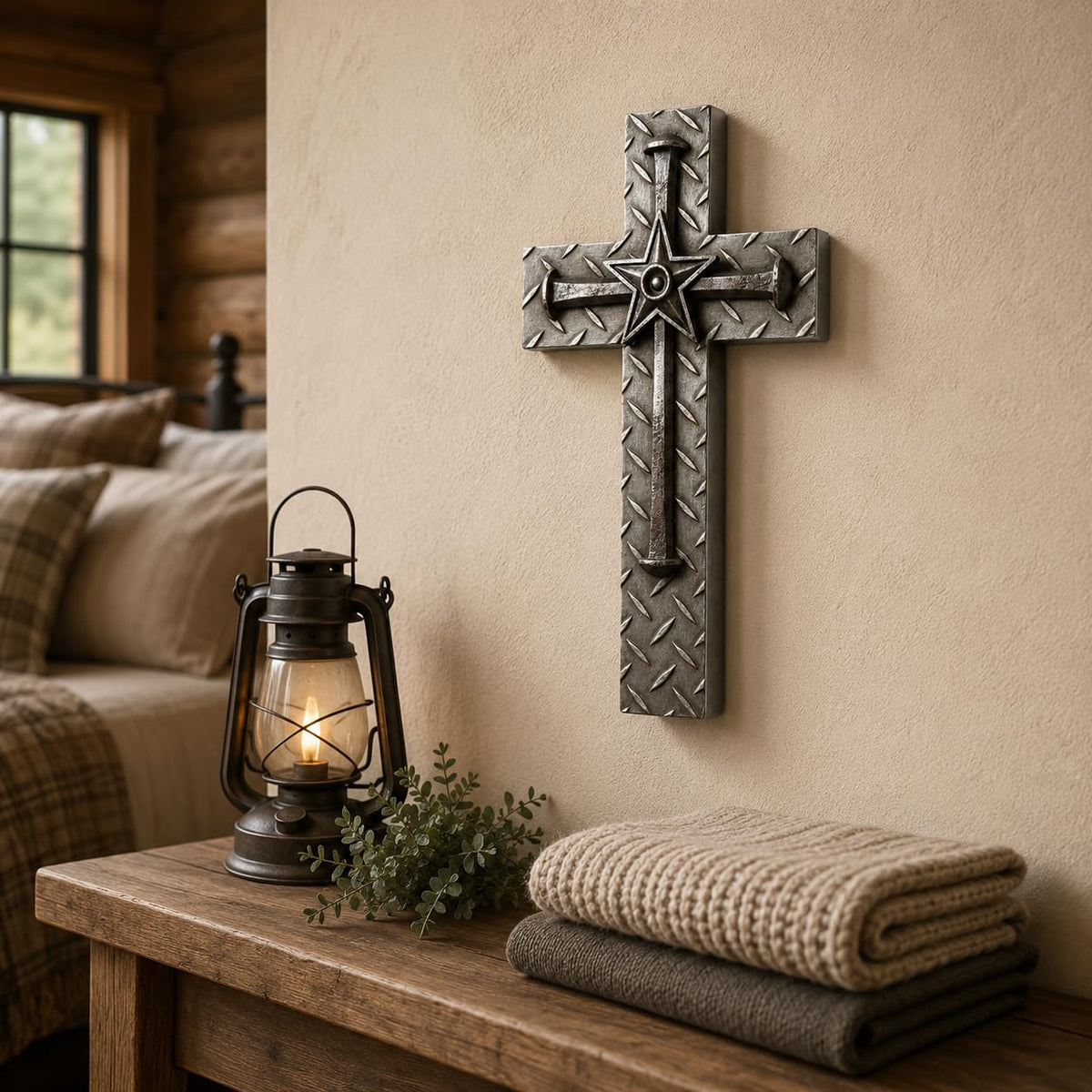 Comfy Hour Wall Art, 6.9"L x 0.7"W, Dark Brown With Metallic-Tone Accents