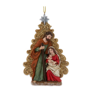 Kurt S. Adler Hanging Ornament, 4.75 Inch, Red, Green, and Gold Tone