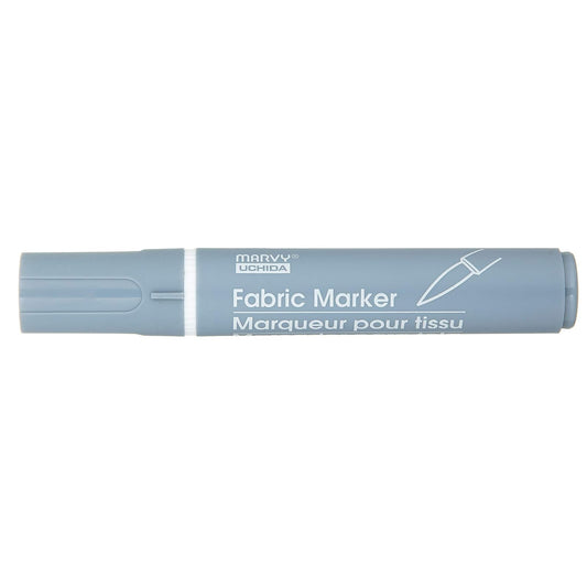 Uchida Marvy Fabric Brush Point Marker Art Supplies, Gray