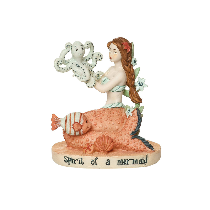 Beachcombers Spirit of a Mermaid Figurine, 5.71-inch Height, Home Decoration