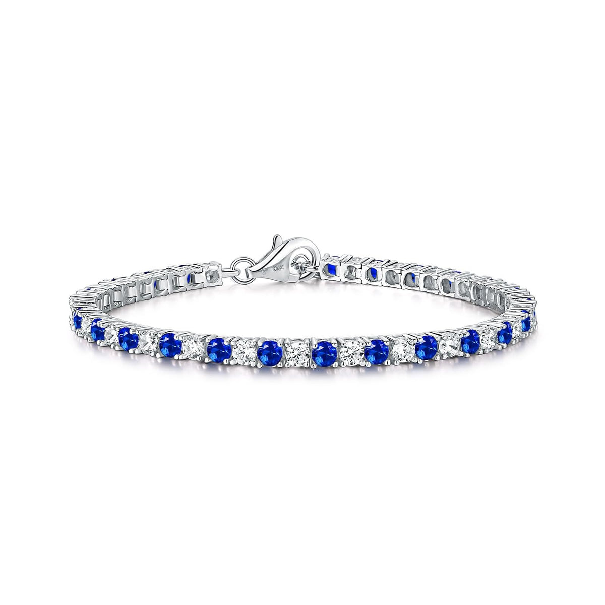 Diamond Treats Bracelet, M/L, Blue/Silver