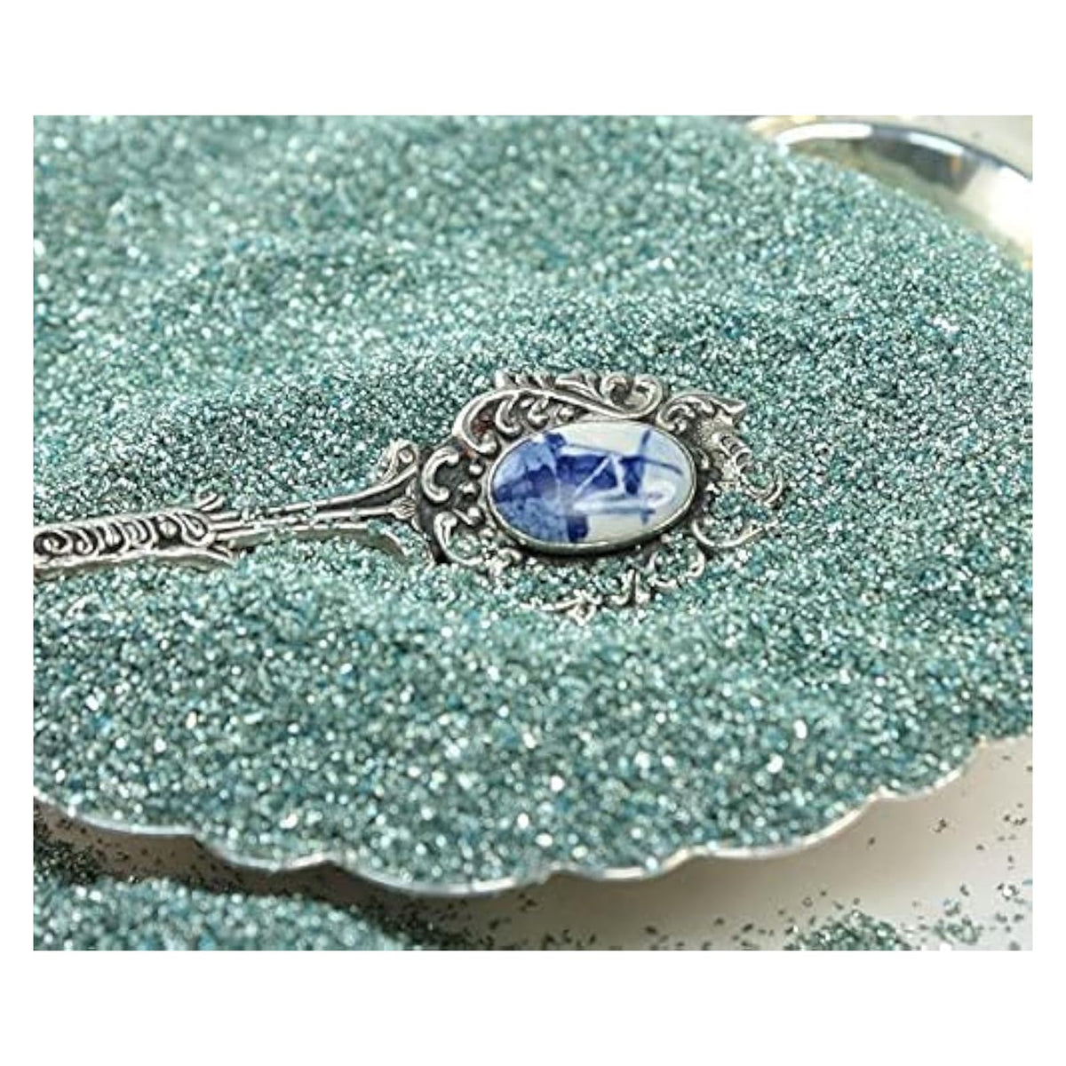 Meyer Imports Glitter, Fine, Pale Blue