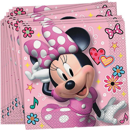 Unique Industries Unique Disney Iconic Minnie Mouse Luncheon Napkins 6.5", 16 Ct.