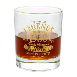 Pavilion Gift Company Drinking Cup, 8 Ounces, Clear, Gold