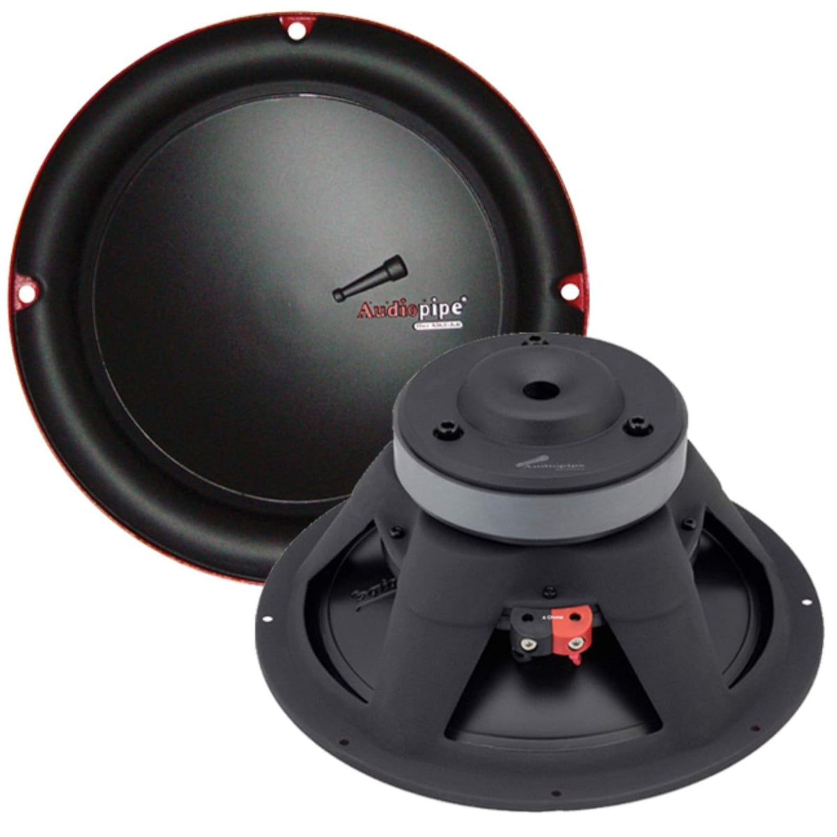 Audiopipe Speakers, 6-inch, Black