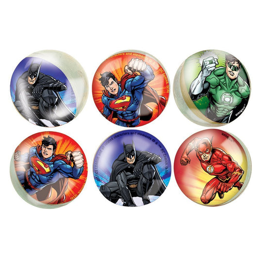 Unique Industries Justice League Bouncy Ball Party Favors, 6ct